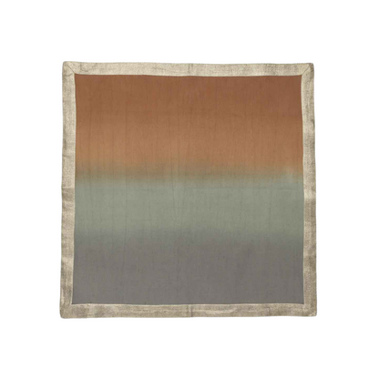 Servilleta Dip Dye Beige, Taupe & Gray Set de 4