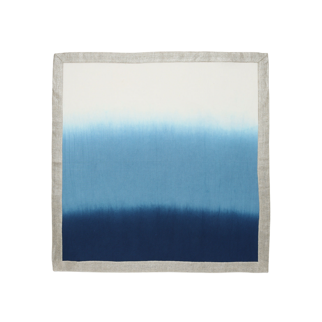 Servilleta Dip Dye Blue/White Set de 4