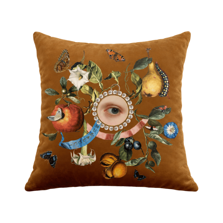 Cojin Mocca Eye Velvet