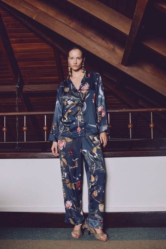 Pijama Long Sleeved Eden Blue