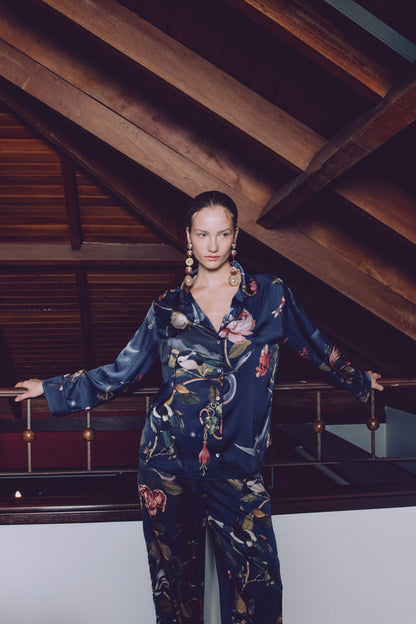 Pijama Long Sleeved Eden Blue