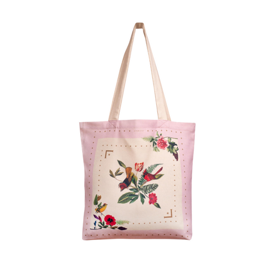 Tote Bag Red Flowers