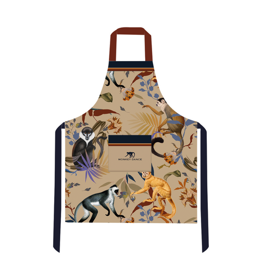Delantal Monkeys Taupe