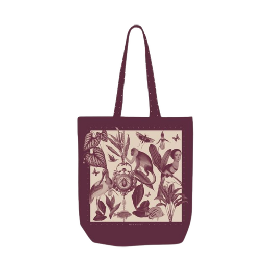 Blue Eyes Wine Tote Bag