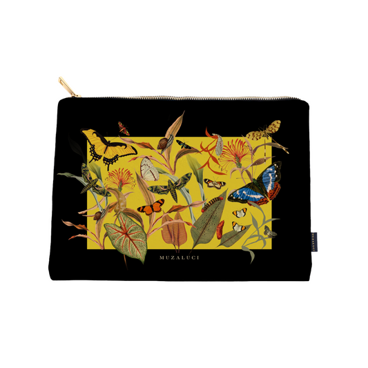 Yellow Butterfly Hand Bag