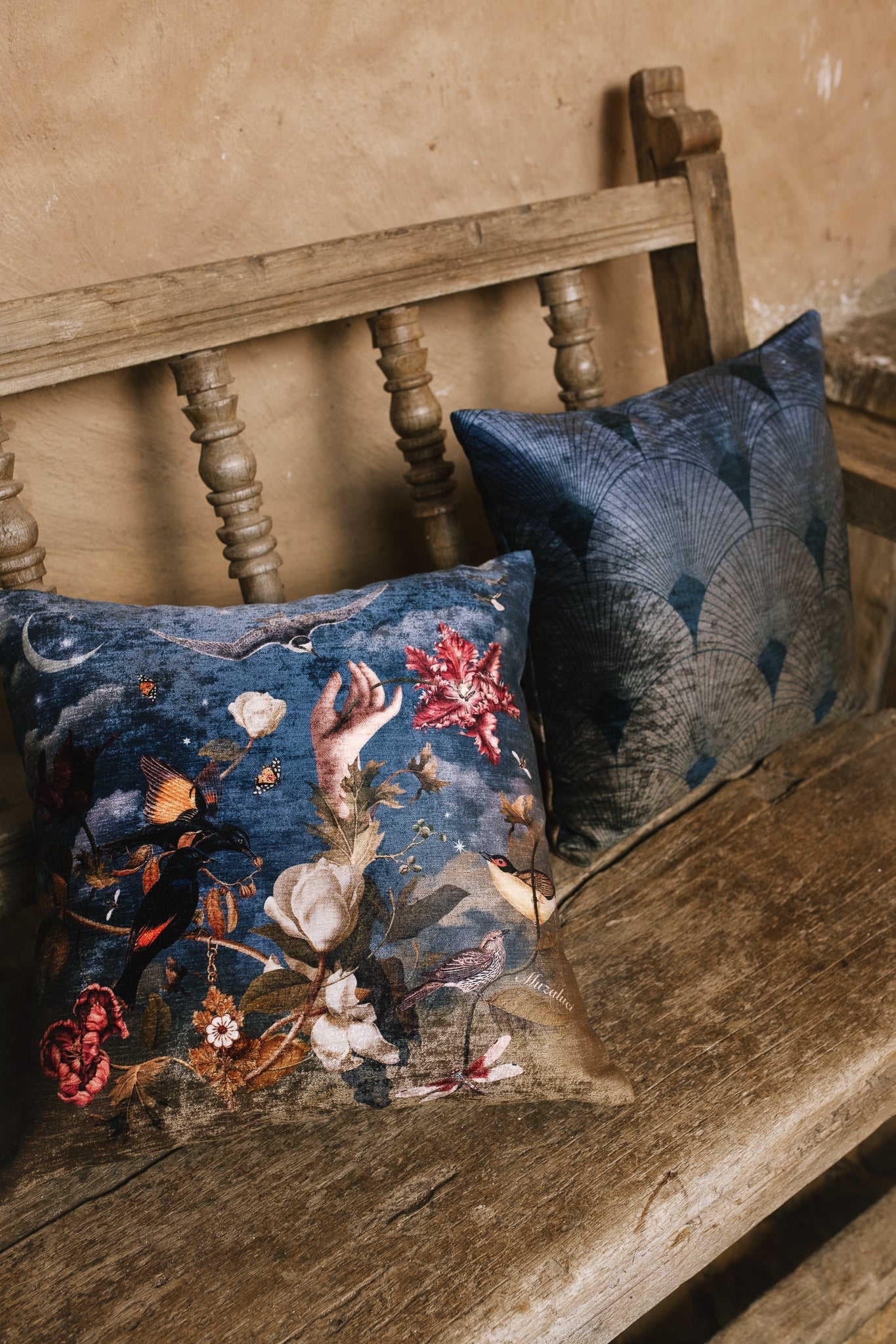 Cojin Eden Verde Canto Velvet