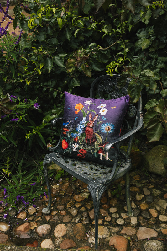 Cojin Woodland Rabbit Velvet