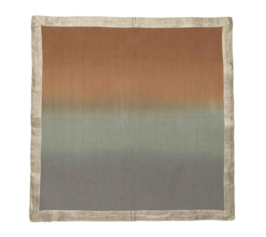 Servilleta Dip Dye Beige, Taupe & Gray Set de 4