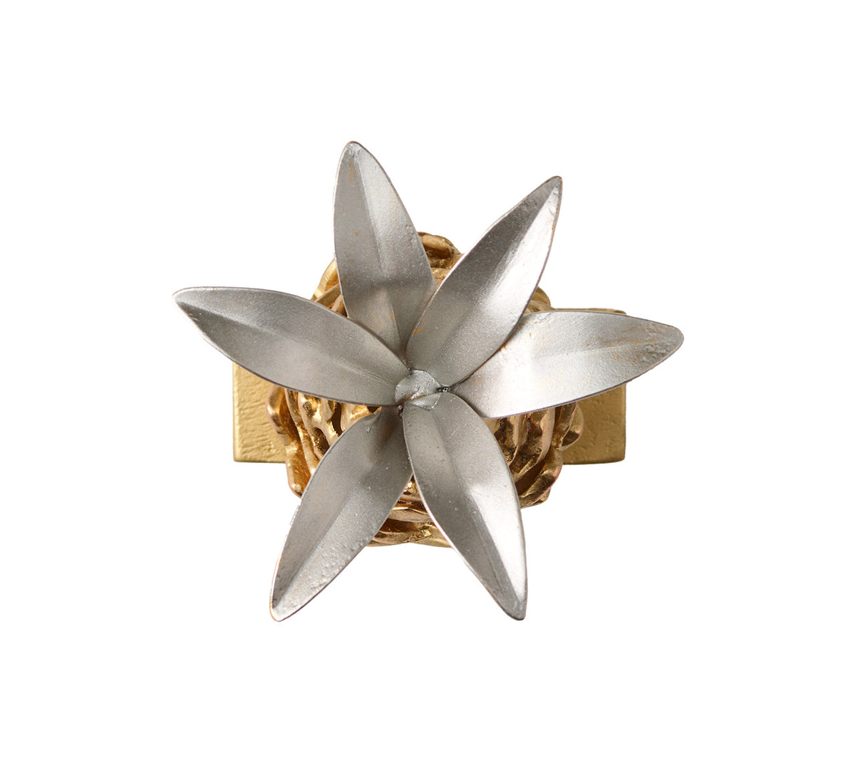 Napkin Ring Sunny Isles Gold/Silver Set de 6
