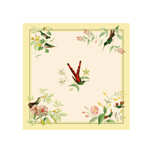 Servilleta Yellow Hummingbird