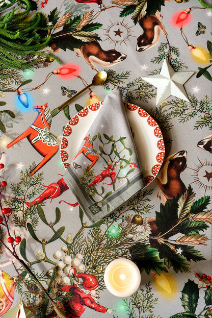 Mantel Santa's Atelier Green